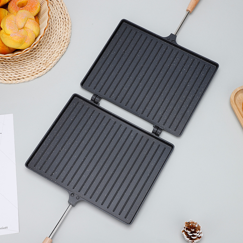 Amazon Sandwich Griddles, Outdoor Barbecue Trays, Non-Stick Steak Frying Pans, Removable Bread Toast Baking Pans