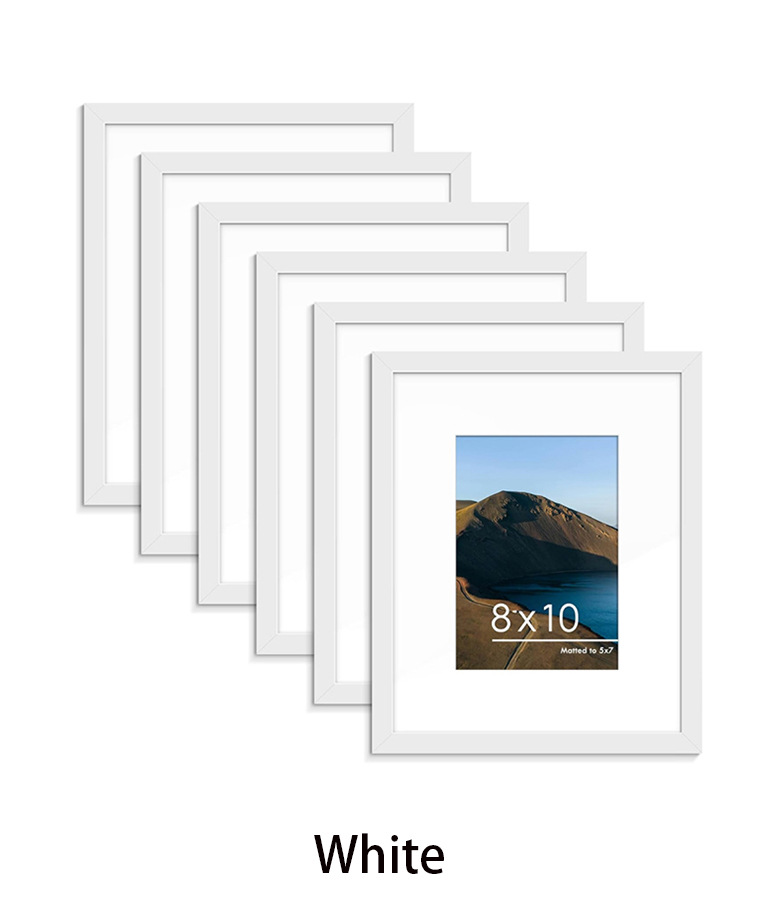 European and American Amazon Cross-Border Black 2-Piece Photo Frames, 6/7/8/10 Inch A4 Photo American Decorations